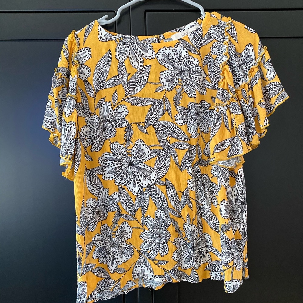 The loft floral blouse